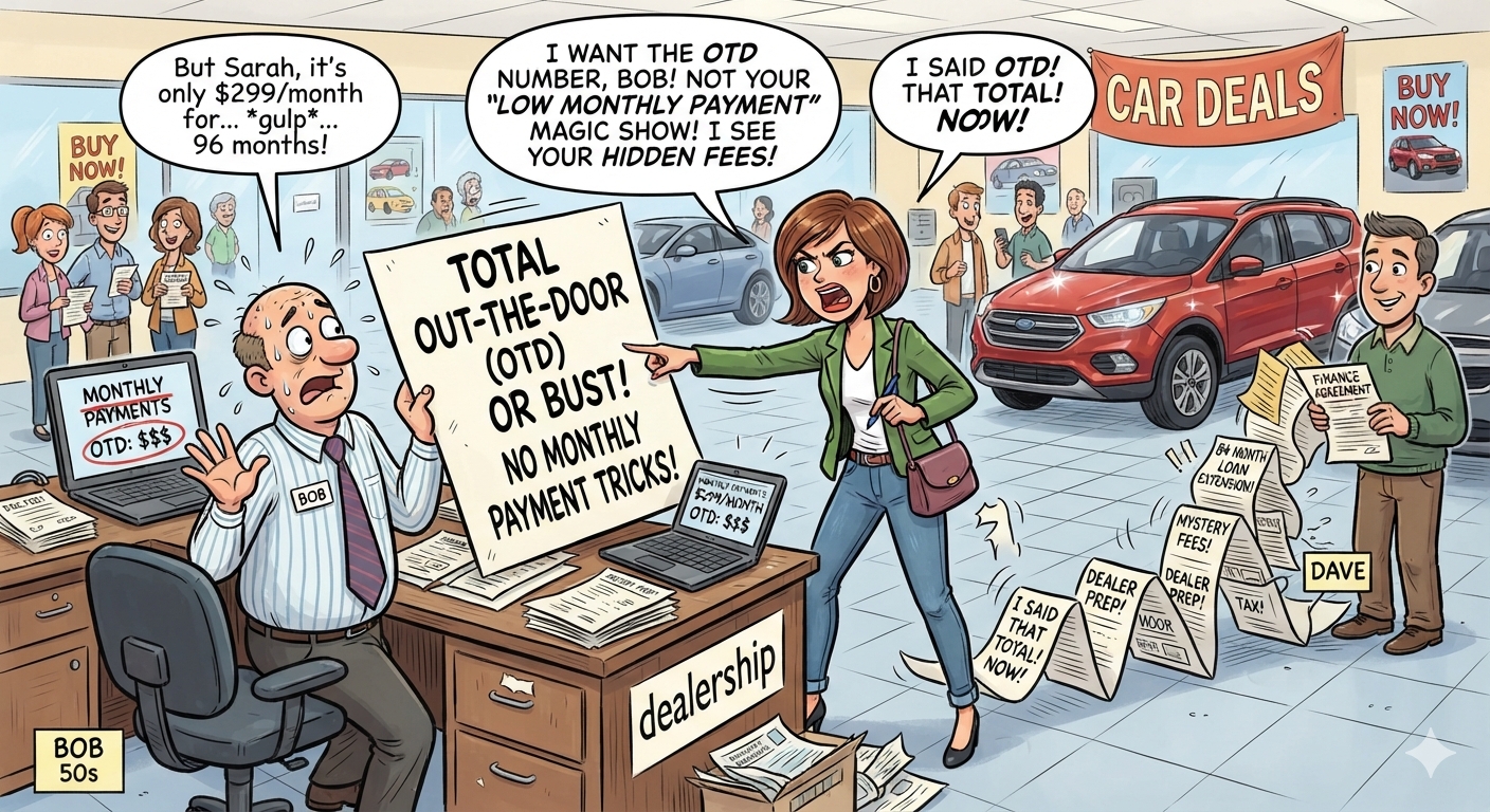 how to haggle with a car dealer