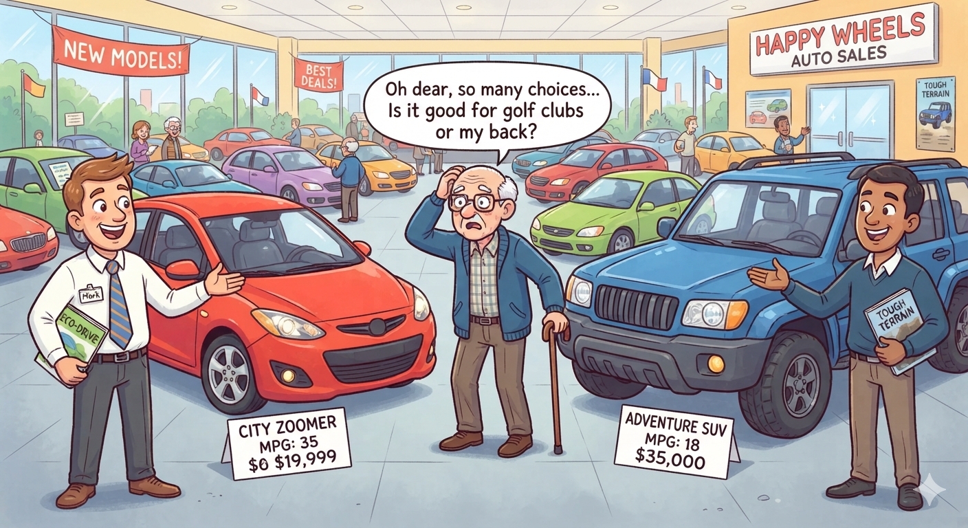 How to pick the right vehicle for a senior